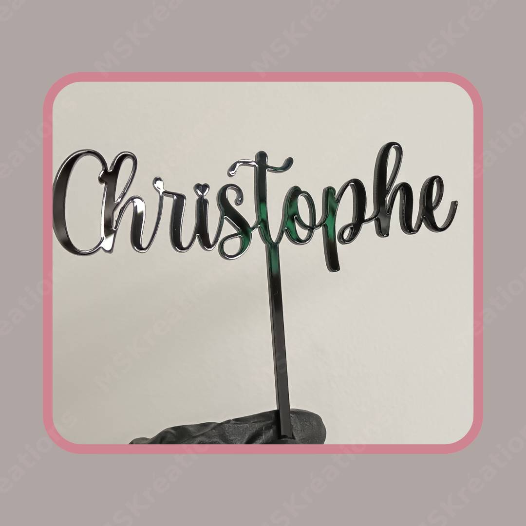 Cake Topper Prénom