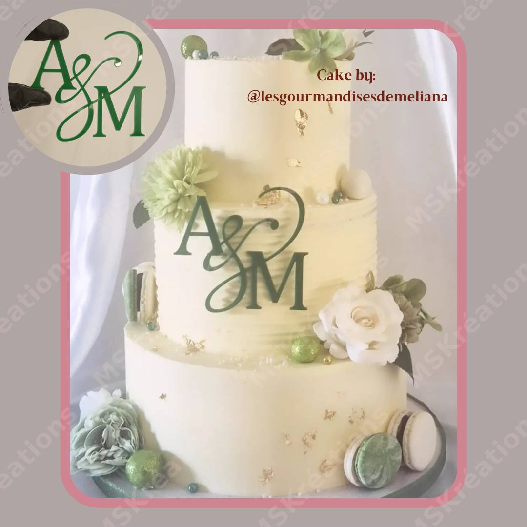 Initiales Mariage