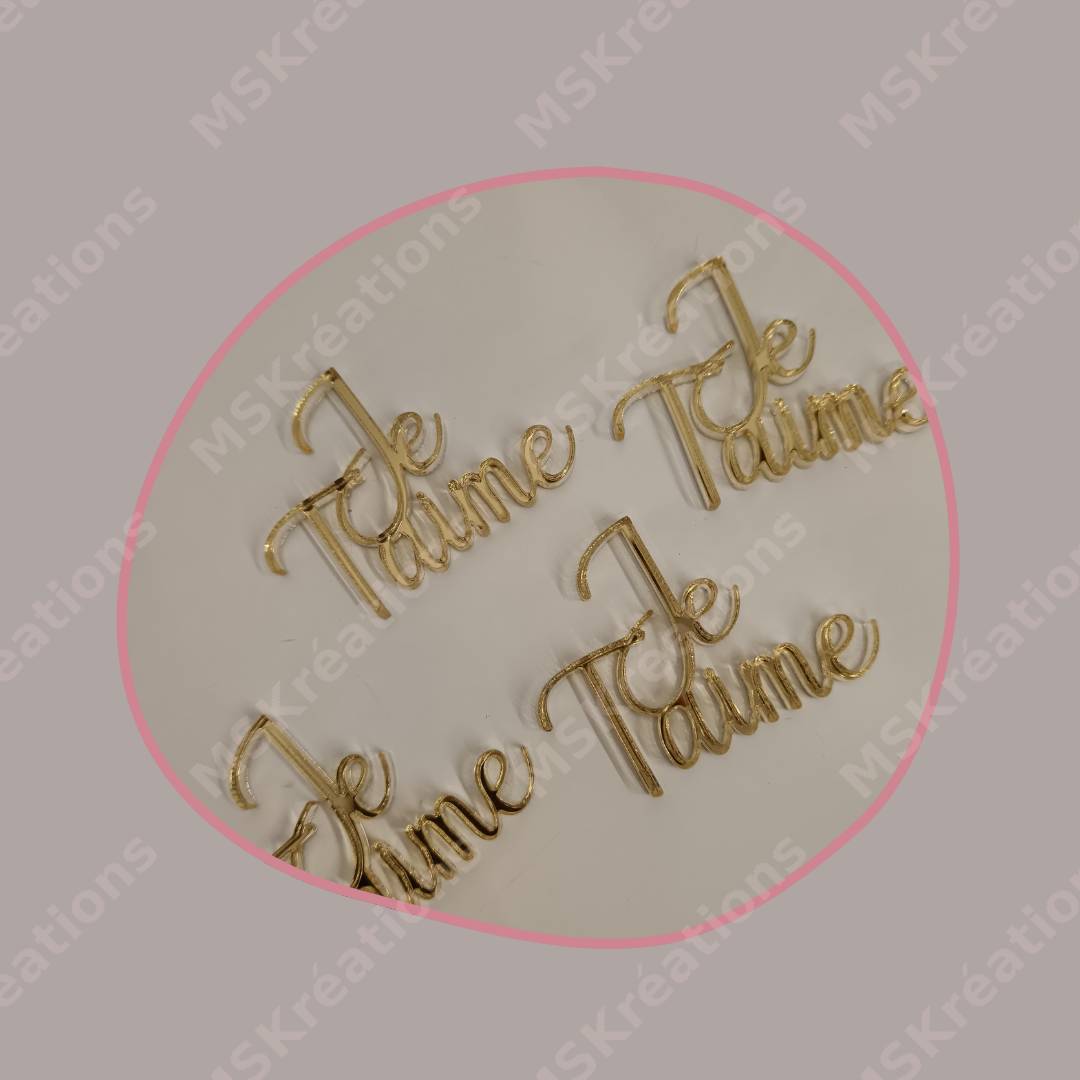 Lot 10 Mini Je t'aime