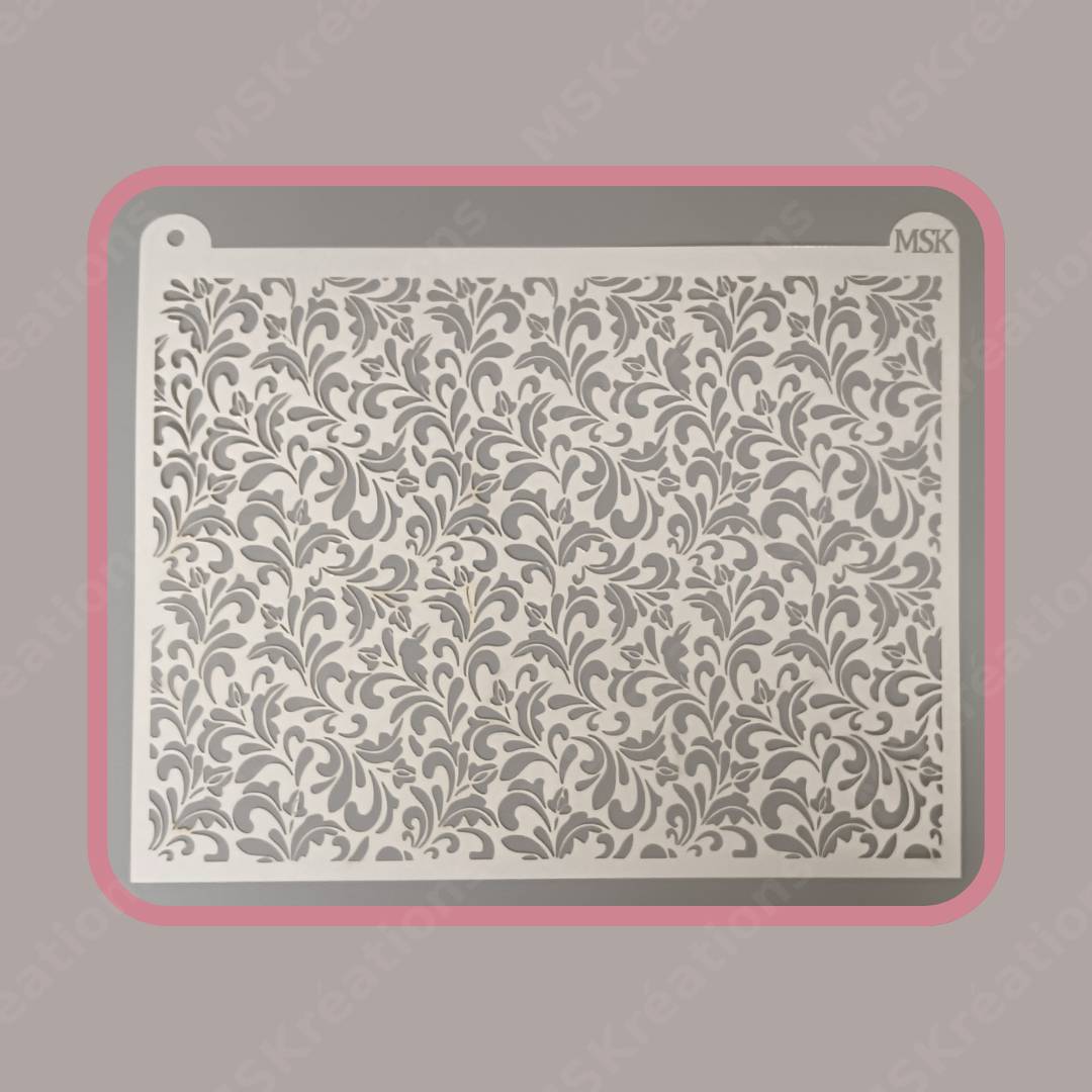 Pochoir / Stencil Baroque M1