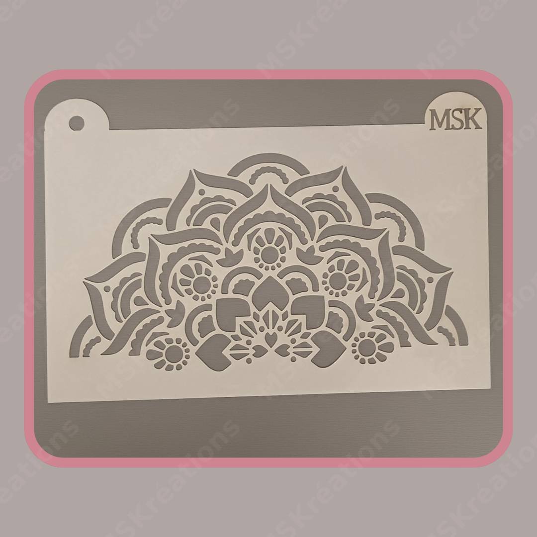 Pochoir / Stencil Mandala M1